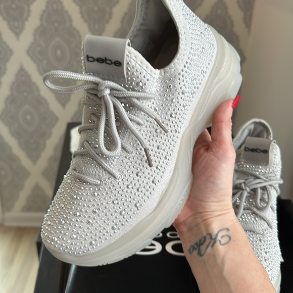 BEBE Embellishing Sneaker With Sparkling Crystals ๐ - Picture 3 of 3